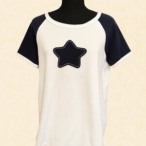 7th Ray Star Raglan Tee | L